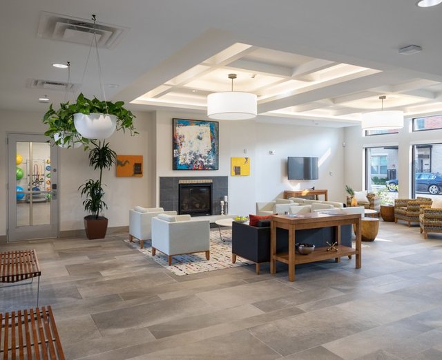 Orleans Landing - Community club house and lounge area